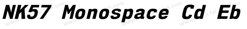 NK57 Monospace Cd Eb Italic字体转换